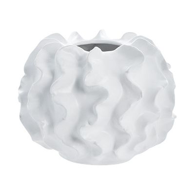 Lene Bjerre Sannia Vas Vit Keramik H20.5 cm