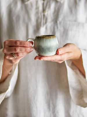 Espressokopp Grå Stengods Paula | Bloomingville