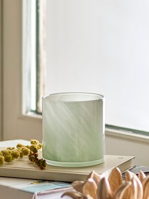 Värmeljushållare Grön Glas Sakkara | Bloomingville