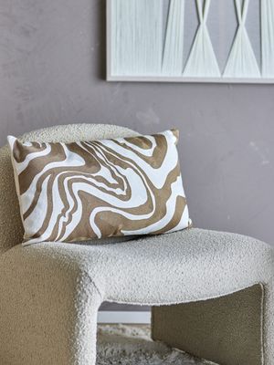 Bloomingville Aba Kudde, Natur, Bomull L60xW35 cm