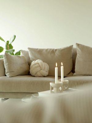 Svanefors Lilo Prydnadskudde Offwhite 25 cm