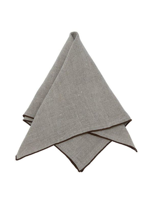 Svanefors Celine Servett Mörkbrun 45x45 cm