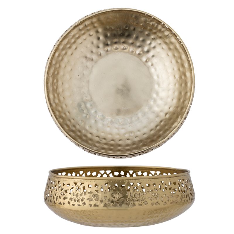 Dekorationsskål Guld Metall Aisha | Bloomingville
