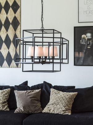 Rod Vägglampa Svart 108cm | PR Home