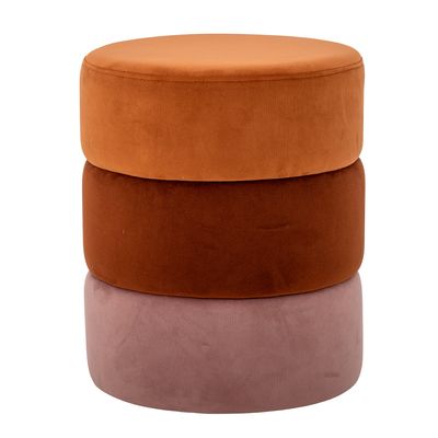 Sittpuff Orange Polyester Bilbao | Bloomingville
