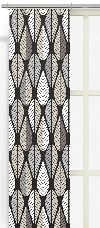 Blader svart panellängd 2 pack Arvidssons Textil