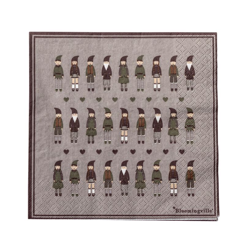 Servett Grön FSC© Mix, Papper Niklaus Pack of 20 | Bloomingville