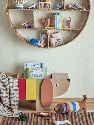 Charlie Bokställ Brun MDF L108 cm Bloomingville Mini