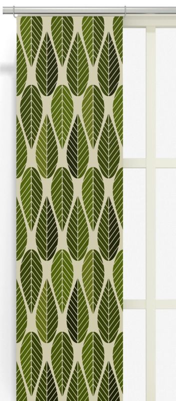 Blader (culla) grön panellängd 2 pack Arvidssons Textil