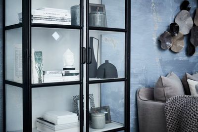 Lene Bjerre Depot Skåp Svart Järn H205 cm