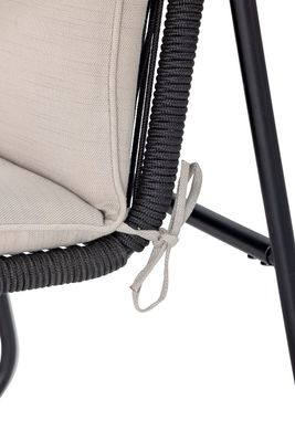 Fåtölj Svart Metall Hampton | Bloomingville