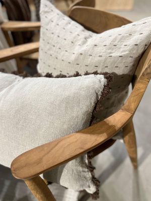 Harriet Kuddfodral Mörk nougat 50x50cm | Svanefors