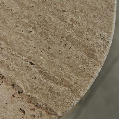 Lene Bjerre Traville Sidobord Linne Travertin