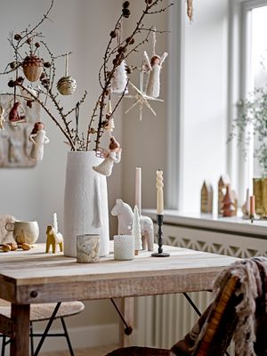 Dekorationsvas Vit Terrakotta Berican | Bloomingville