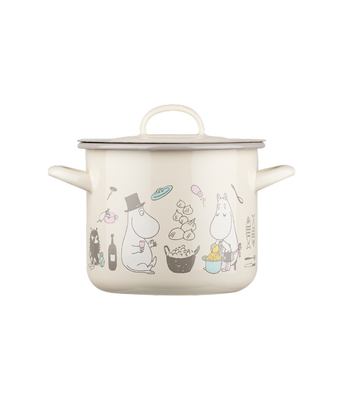 Muurla Emaljgryta med lock 2,5 L