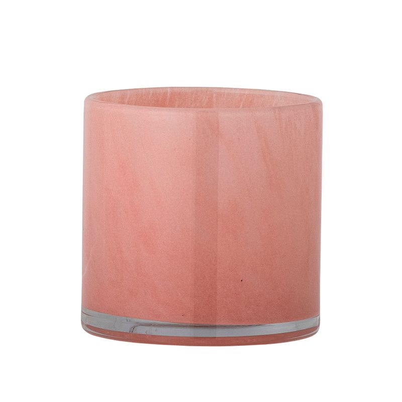 Värmeljushållare Rosa Glas Sakkara | Bloomingville