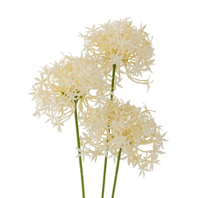 Stjälk Vit Konstgjorda blommor Allium | Bloomingville