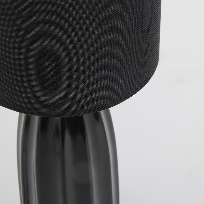 Sarah Bordslampa Svart Keramik H34 cm Lene Bjerre