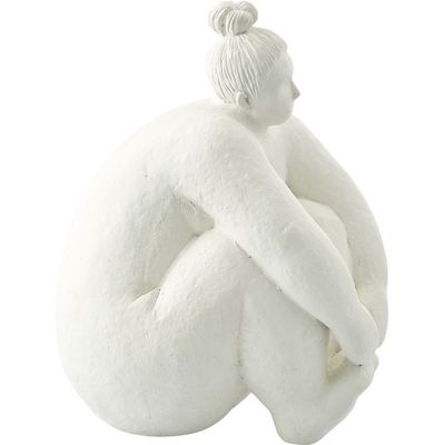 Lene Bjerre Serafina Dekoration Vit Polyresin 19x18x24
