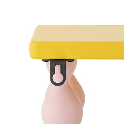 Bloomingville Bibiola Hylla, Gul, Mdf L60xH21,5xW17 cm