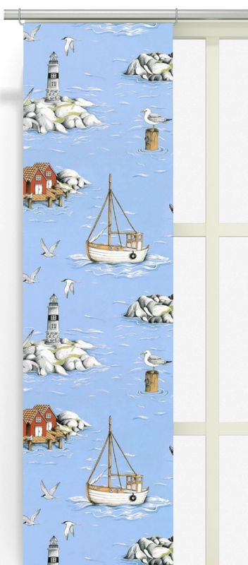 Fiskeskär ljusblå panellängd 2 pack Arvidssons Textil
