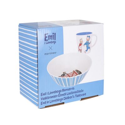Martinex Emil i Lönneberga Emil-barnservis Vit 2-pack