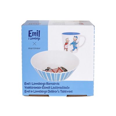Martinex Emil i Lönneberga Emil-barnservis Vit 2-pack