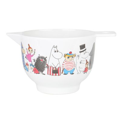 Martinex Mumin Figurer-bakskål melamin 1,5 liter Vit