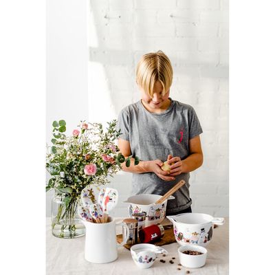 Martinex Mumin Figurer-bakskål melamin 1 liter Vit