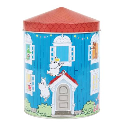 Martinex Mumin Muminhuset figurer burk Blå