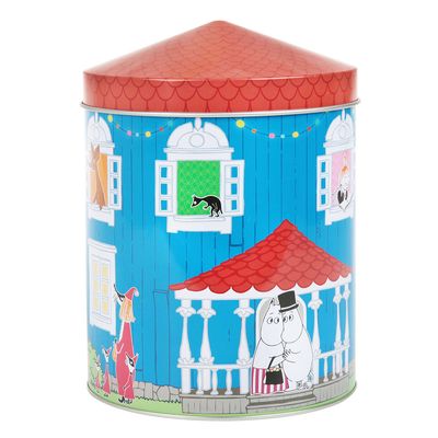 Martinex Mumin Muminhuset figurer burk Blå