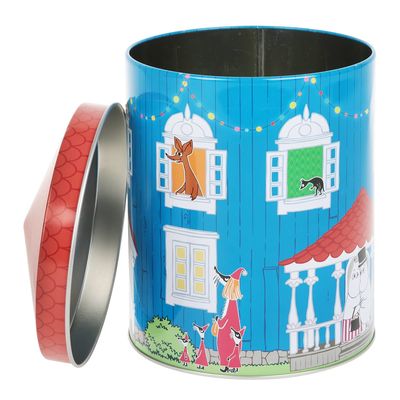 Martinex Mumin Muminhuset figurer burk Blå