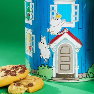 Martinex Mumin Muminhuset figurer burk Blå
