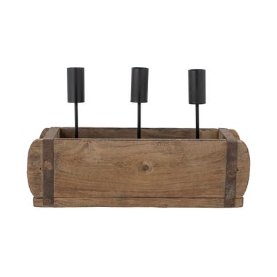 Ljusstake Brun Mango (träd) Ziggie | Bloomingville
