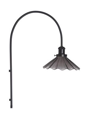 August Vägglampa Svart/Veckad 25cm | PR Home