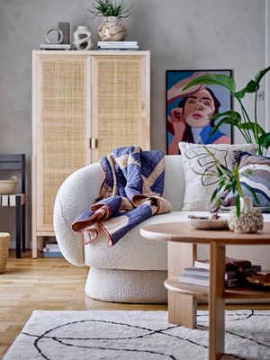 Matta Vit Bomull Viga | Bloomingville