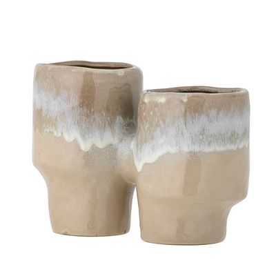 Kruka Brun Stengods Maiak | Bloomingville