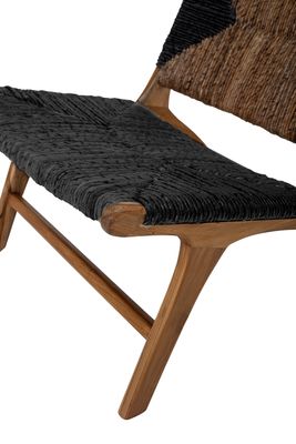 Fåtölj Svart Teak | Bloomingville Creative