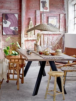 Illustration med ram Svart Furu Yoselin | Bloomingville