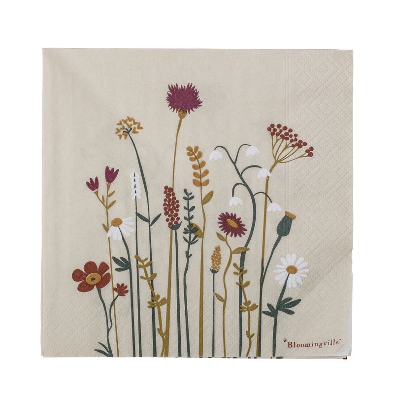 Servett Natur FSC© Mix, Papper Paige Pack of 20 | Bloomingville
