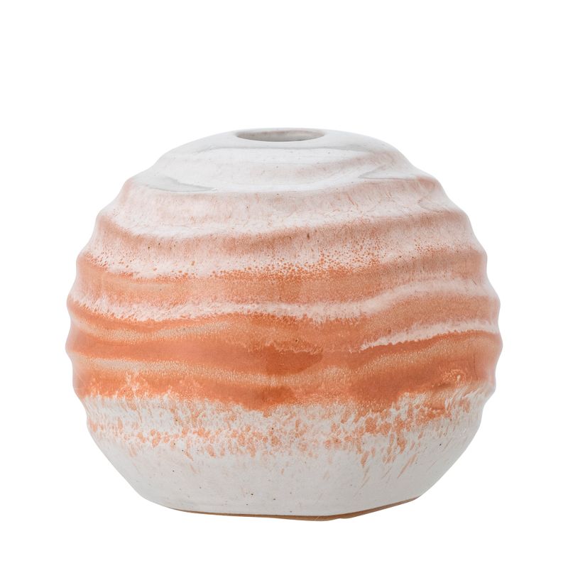 Ljusstake Orange Stengods Paula | Bloomingville
