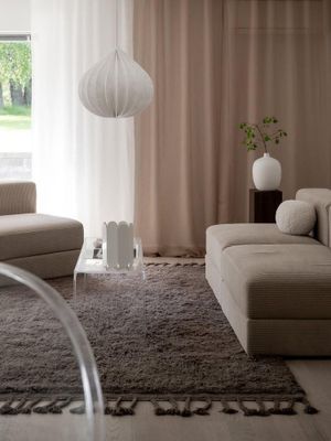 Svanefors Uma Ullmatta Nougat 200x300 cm