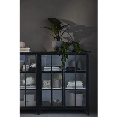 Lene Bjerre Ellia Låda Linne Marmor 12x12 cm