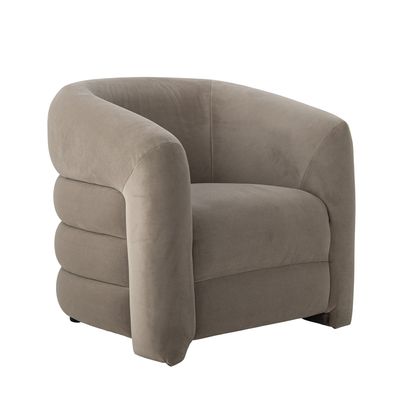 Joel Loungefåtölj Grå Plywood L78 cm Bloomingville