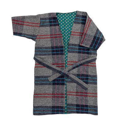 Kimono Grå Upcycled | Bloomingville Creative