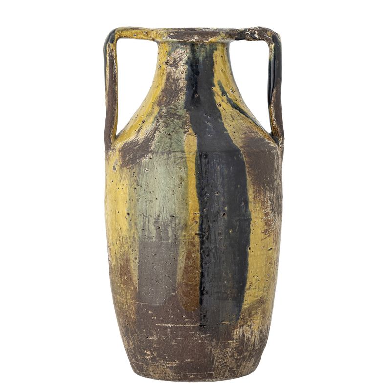 Wilder Dekorationsvas Gul Terrakotta Ø19.5cm Bloomingville Creative