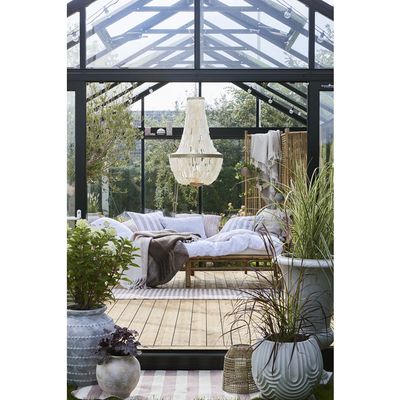 Lene Bjerre Anna Blomkruka Grå Keramik H48 cm