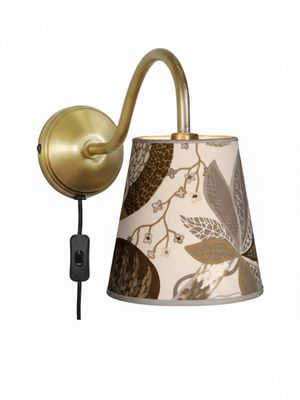 PR Home Ester Vägglampa Mässing Blå