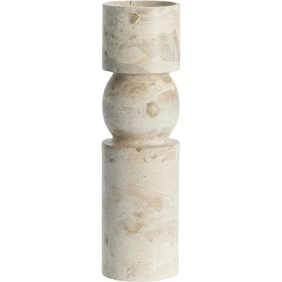 Lene Bjerre Ellia Ljusstake Linne Marmor H30 cm