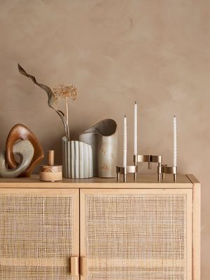 Vas Brun Stengods Henaj Set om 2 | Bloomingville